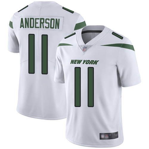 New York Jets Limited White Men Robby Anderson Road Jersey NFL Football 11 Vapor Untouchable